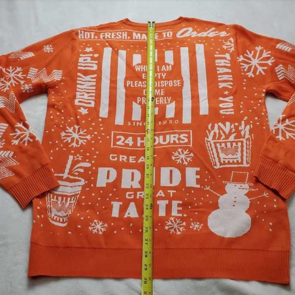 New men's L  Whataburger ugly Christmas sweater - Picture 7 of 7